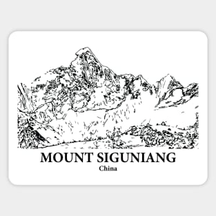 Mount Siguniang - China Sticker